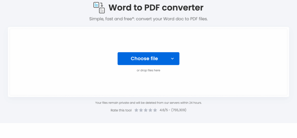 Tool 5: SodaPDF – Most User Friendly Online Free Word to PDF Converter with Rich Features