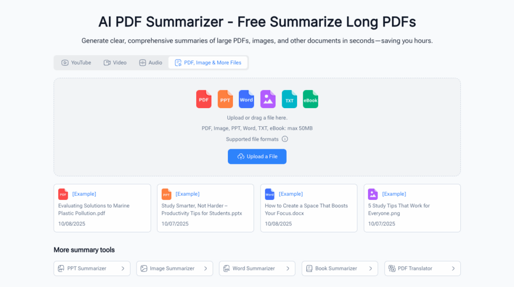 Tool 1: NoteGPT: The AI-Powered PDF Document Summarizer for Note-Taking Integration​