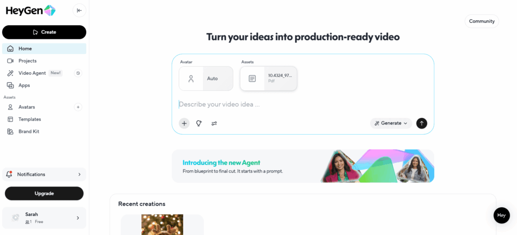 HeyGen – Interactive PDF to Video with AI Avatars