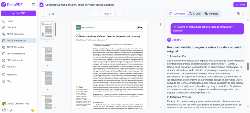 DeepPDF AI: All-Scenario Precision PDF to Notes Powerhouse