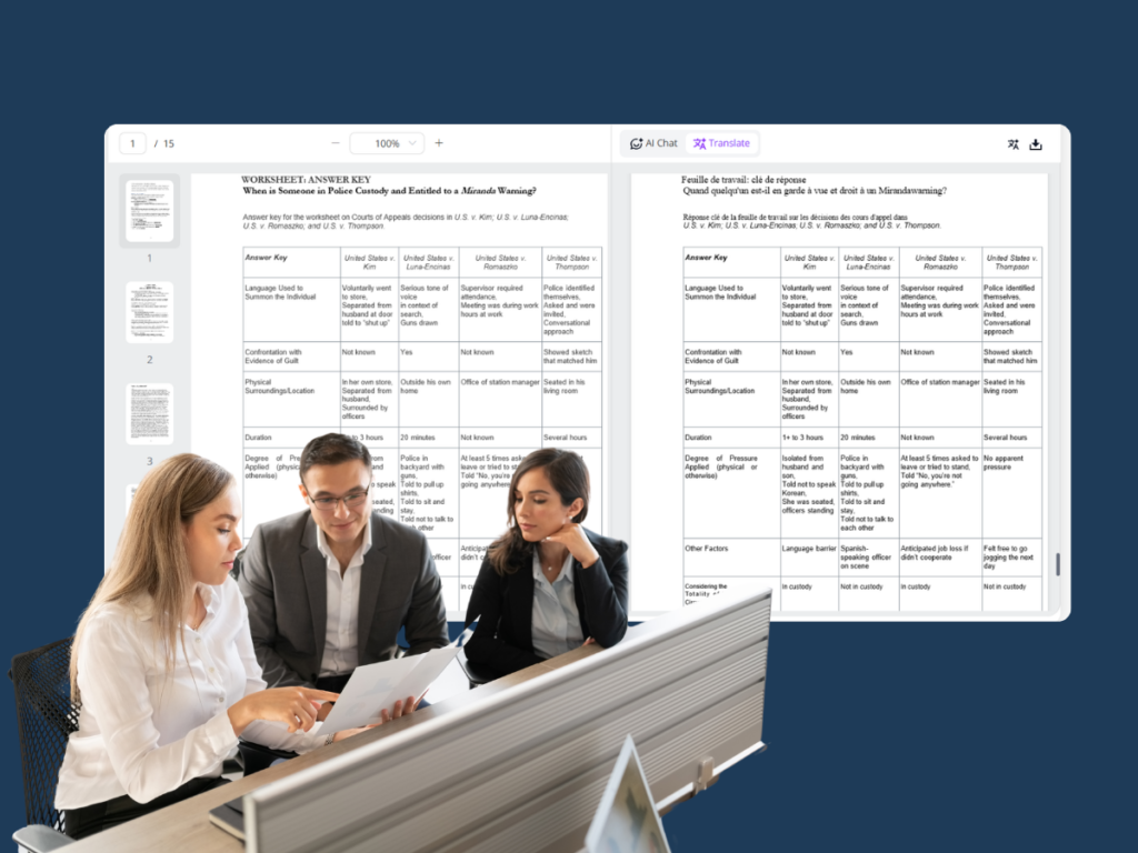 Conduct a Dual-Language Legal Review