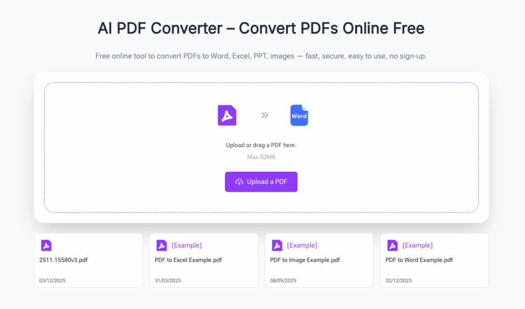 DeepPDF – High-Speed Free PDF to Word Converter for Batch Tasks