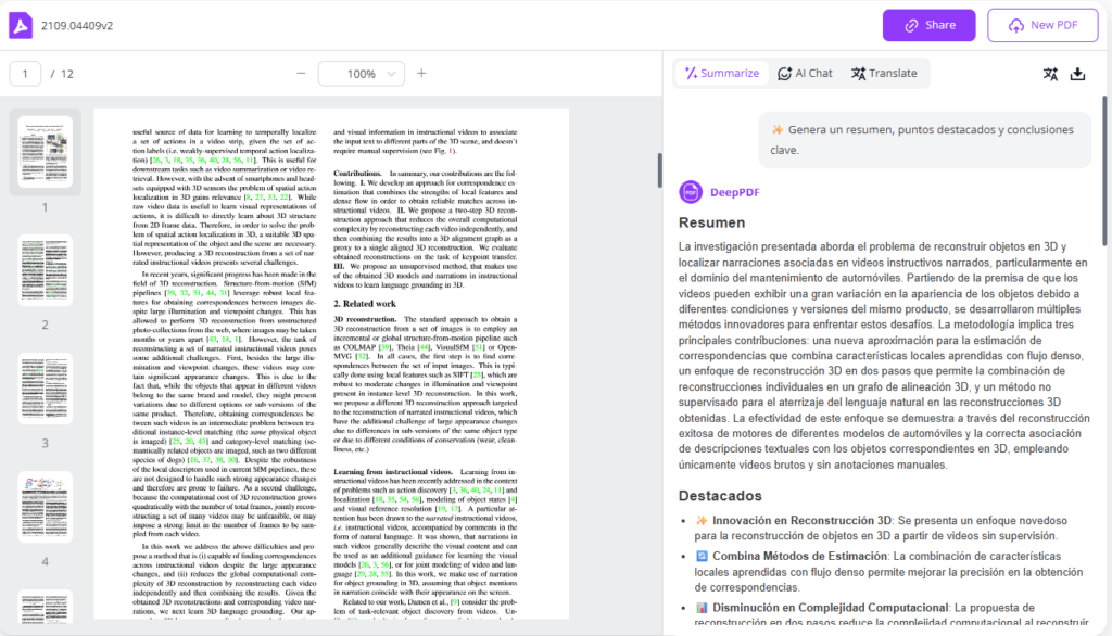 DeepPDF – A Heavyweight PDF Analyzer for Researchers and Professionals