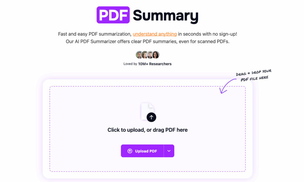 Tool 4: ChatPDF: The Intelligent PDF Document Summarizer for Research Papers​