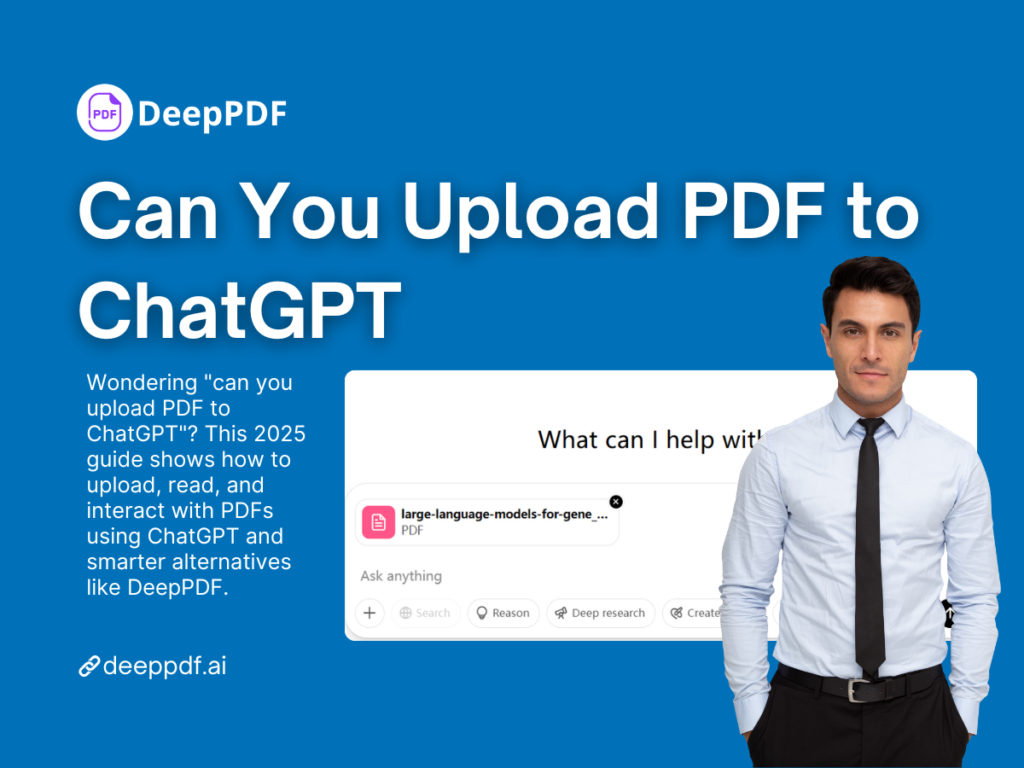 Can You Upload PDF to ChatGPT? A Full Guide 2025