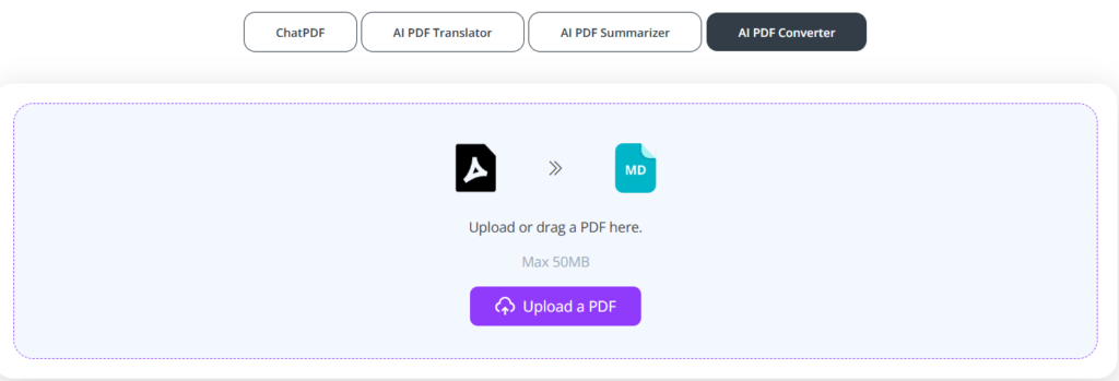 DeepPDF – Best Overall PDF to MD Converter