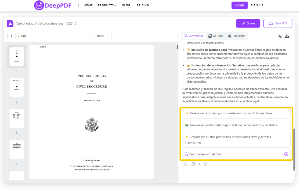 DeepPDF’s PDF Summarizer: The Smartest Way to Digest Complex PDFs