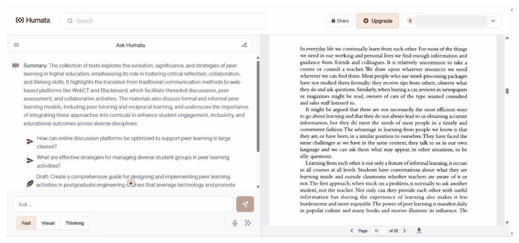 Humata.ai – Best for Technical and Data-Heavy Documents