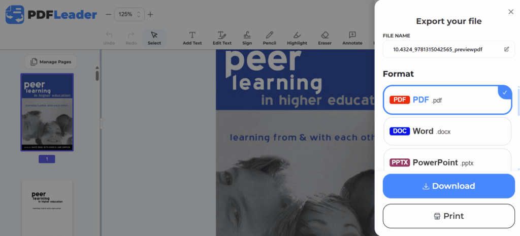 PDFLeader – Smart AI PDF Translator with OCR Precision