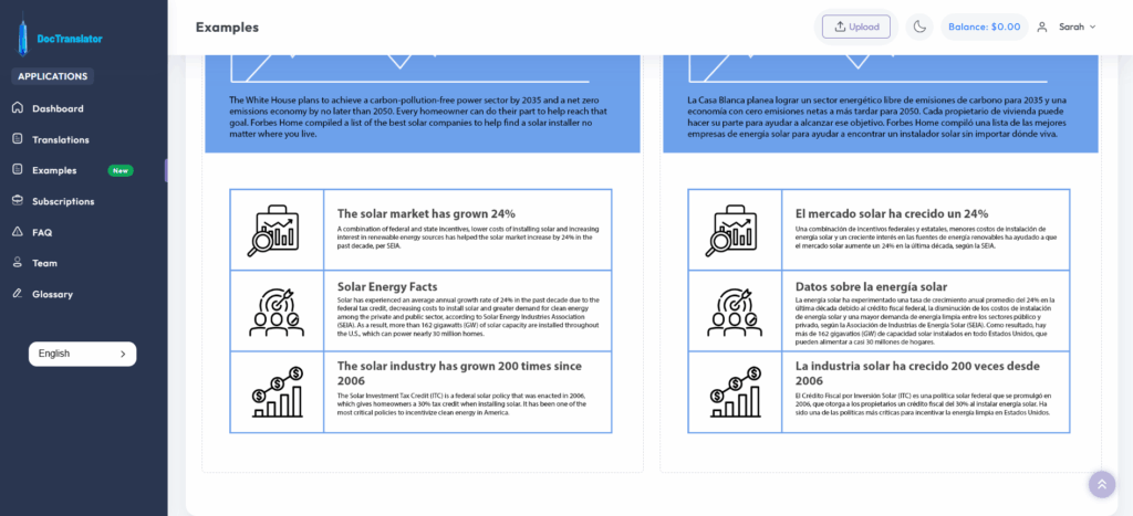 DocTranslator – Large‑File & Many‑Languages Free PDF Translator Tool
