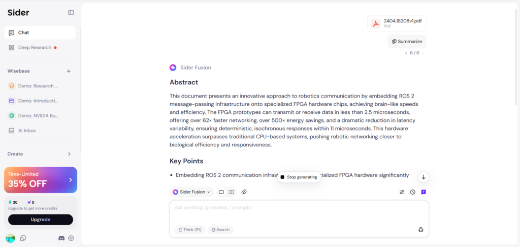 Sider.ai – PDF Analyzer Disguised as a Chrome Plugin