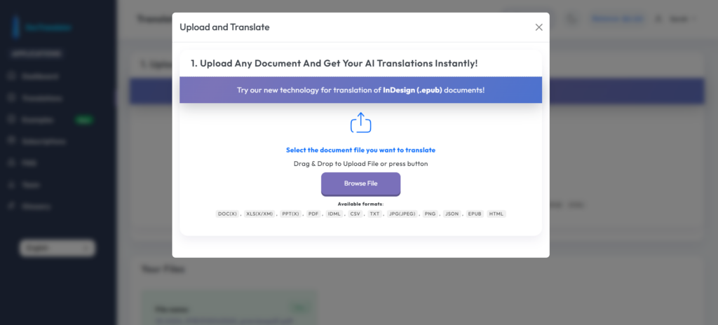 DocTranslator – Simple and Free Online PDF Translation