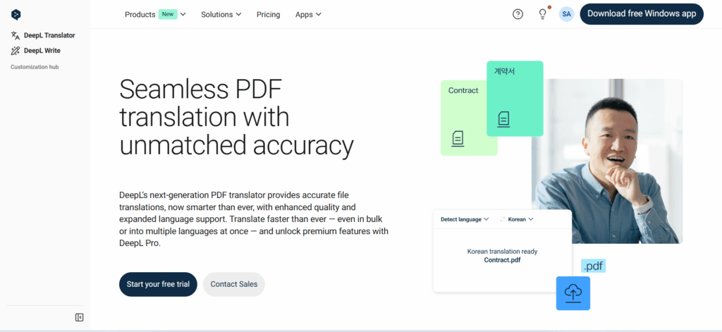 DeepL PDF Translator: Accuracy and Formatting Excellence