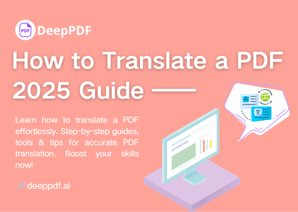 How to Translate a PDF in 2025: Step-by-Step to Save Time & Avoid Mistakes