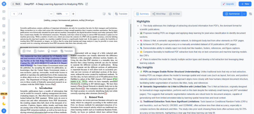 NoteGPT: Interactive PDF to Notes with Side-by-Side Learning Tools