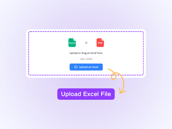 Step 1: Upload Your Excel File
