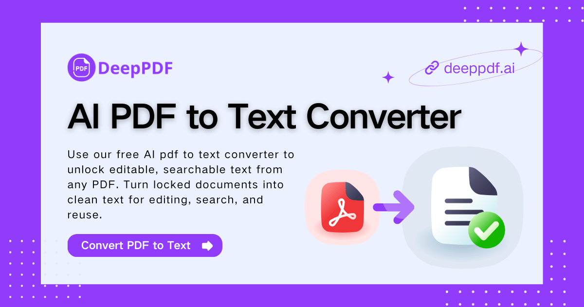 AI PDF to Text Converter – Unlock Editable Text Free