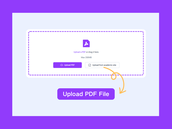 Step 1: Upload Your PDF