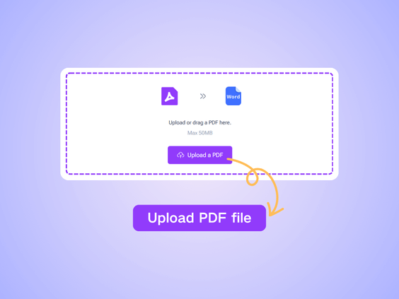 Step 1: Upload Your PDF File