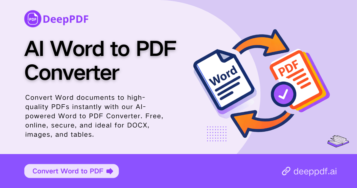 AI Word to PDF Converter – Free Online & High-Quality PDF
