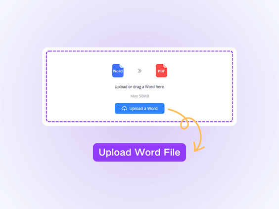 Step 1: Upload Your Word File